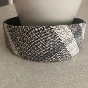 Burberry  Tan Tartan Plaid Headband